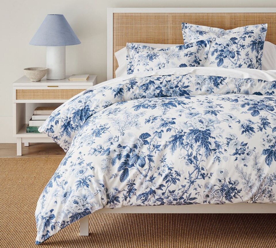 Garden Floral Percale Pillowcase Pottery Barn Australia